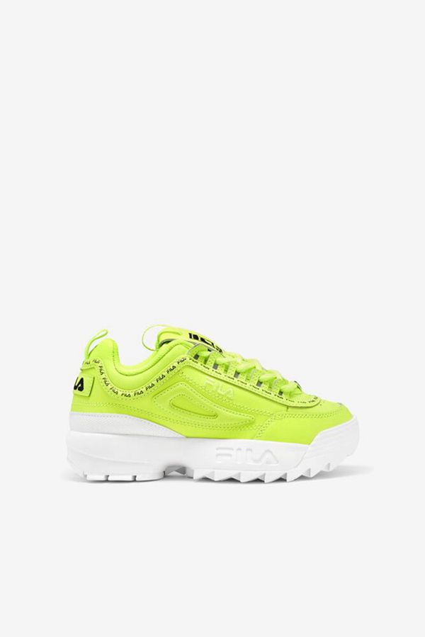 Zapatillas Fila Niños Amarillo / Blancas / Negras - Little Disruptor 2 Repeat - España 635940RJY